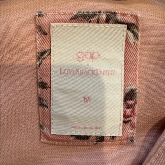 LoveShackFancy x Gap Rosette Icon Denim Jacket - Picture 5 of 5
